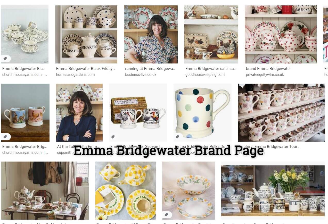emma bridgewater ceramics displayed on photo